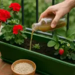 Concimazione delle piante da balcone con soluzioni naturali Risultato: crescita più vigorosa senza sostanze chimiche