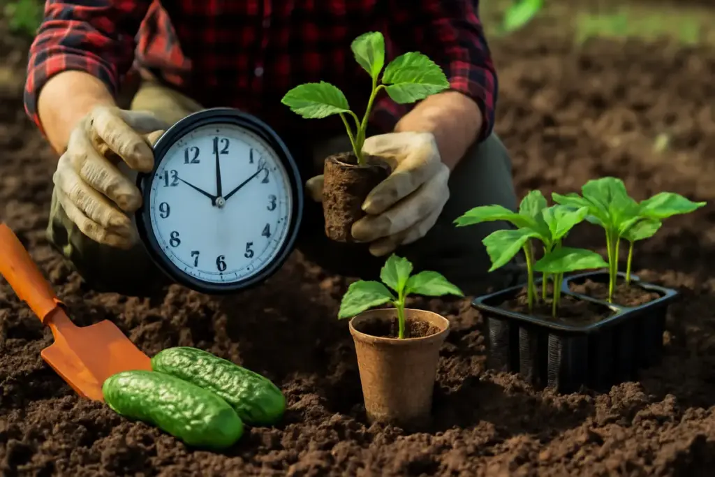 Quando trapiantare i cetrioli nell’orto? Timing perfetto per raccolti abbondanti e saporiti