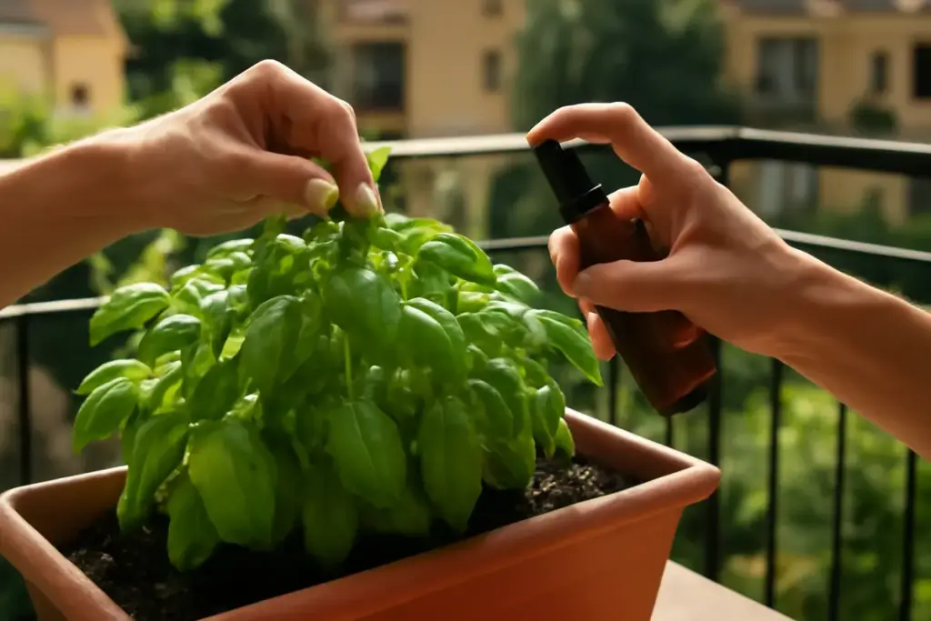 Coltivazione del basilico in balcone: il metodo che favorisce foglie più profumate e rigogliose