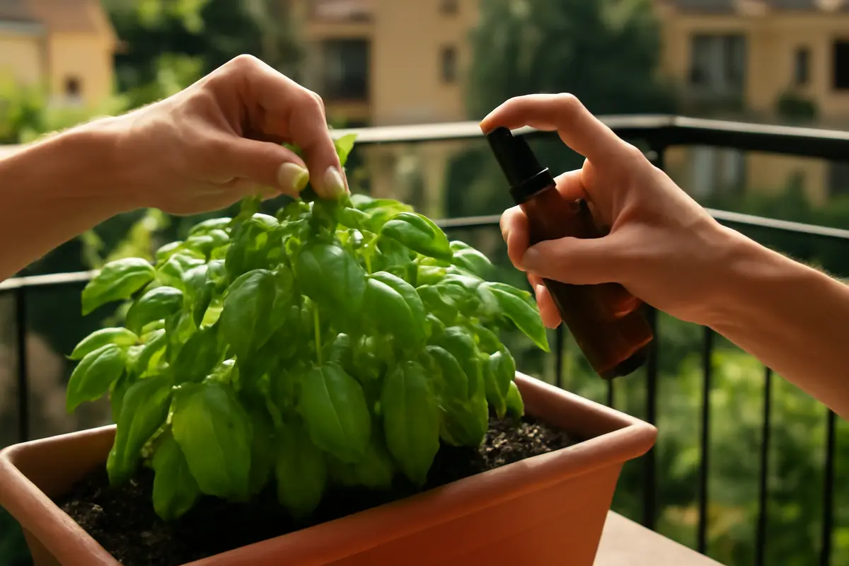 Coltivazione del basilico in balcone: il metodo che favorisce foglie più profumate e rigogliose