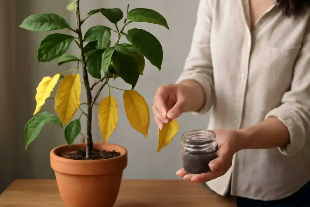 Perché le foglie del limone ingialliscono così spesso? La soluzione naturale a portata di mano