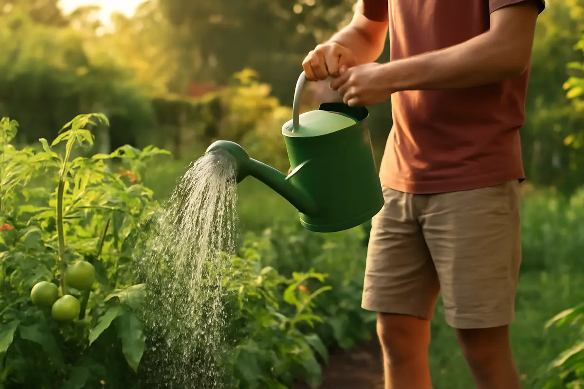 Innaffiare le piante in estate: la frequenza giusta che protegge radici e foglie dal caldo