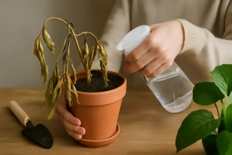 Pothos appassito all’improvviso? La soluzione rapida che permette il pieno recupero della pianta