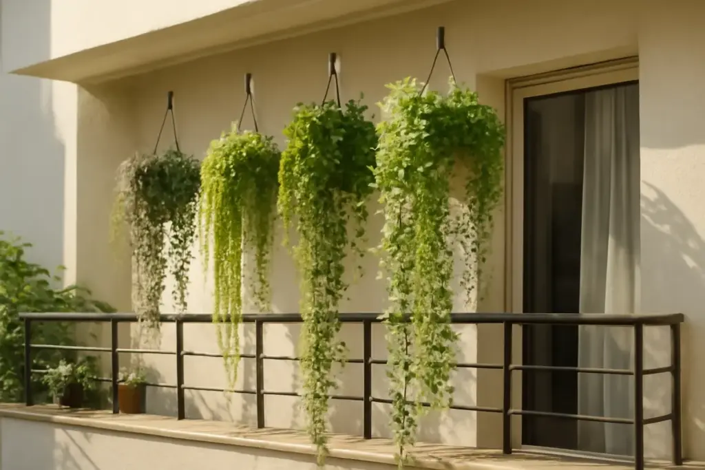 Piante pendenti per terrazzi: come ottenere un effetto scenografico senza problemi di gestione