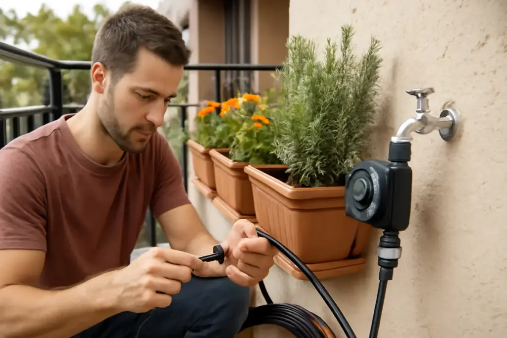 Come allestire un impianto d’irrigazione da balcone: soluzione pratica per piante sane
