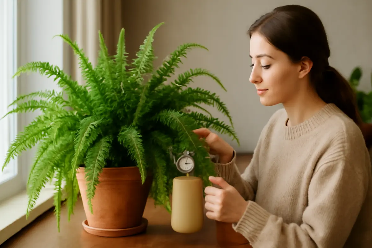 Felci in casa: come mantenerle sempre verdi e folte anche in inverno senza idratazione continua