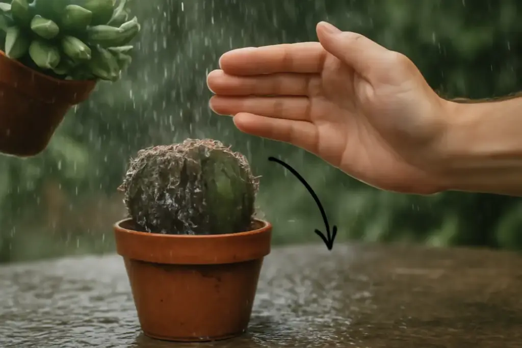 Perché le piante grasse soffrono se esposte a pioggia? Il consiglio che evita marciumi nascosti